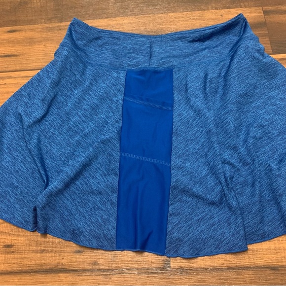 Nidalee Women’s Running Athletic Tennis Blue Skirt Active Sports Golf Skort XL - Picture 8 of 9